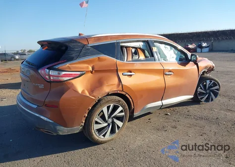 2015 Nissan Murano Platinum z USA, uszkodzony, nr VIN 5N1AZ2MH1FN282811